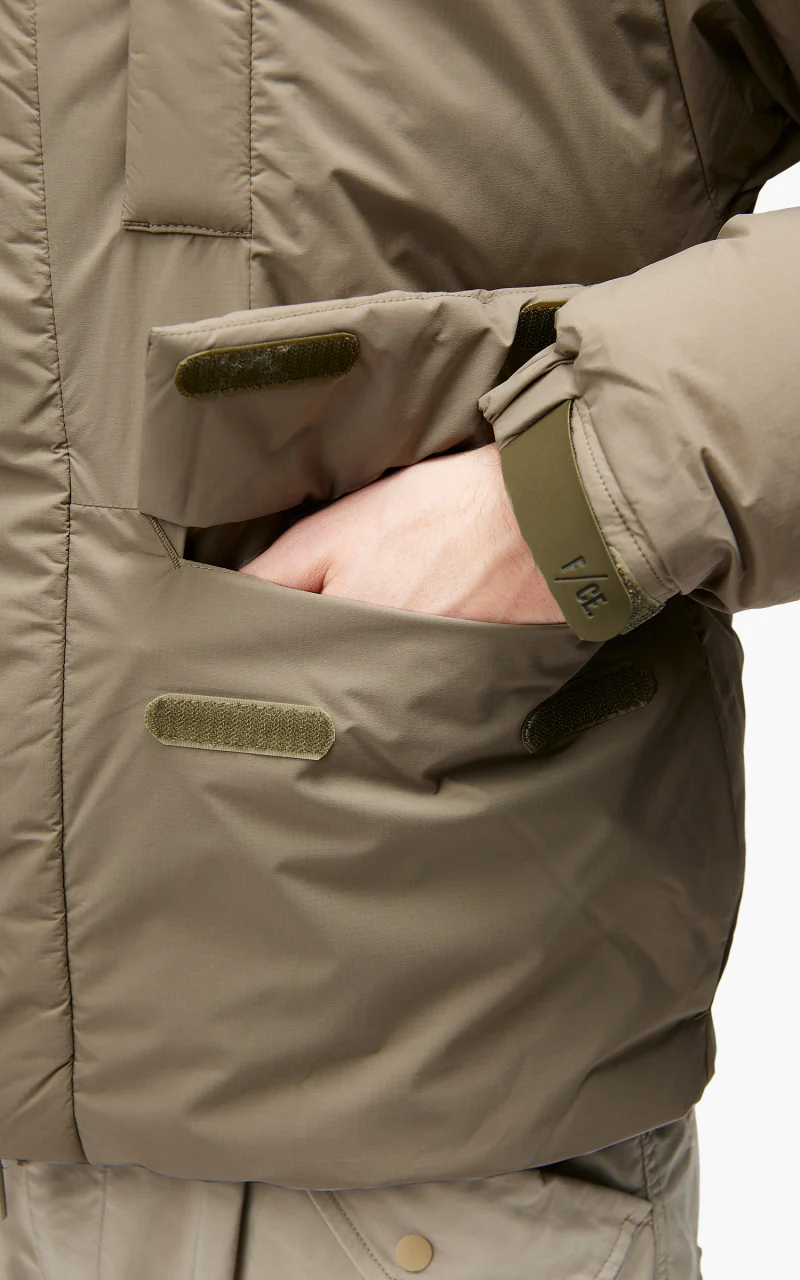 F/CE. x Nanga Minimal Down Jacket Sage Green - Image 7