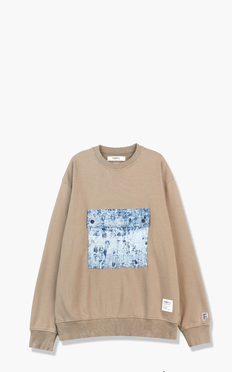FDMTL Big Pocket Sweat Shirt Greige