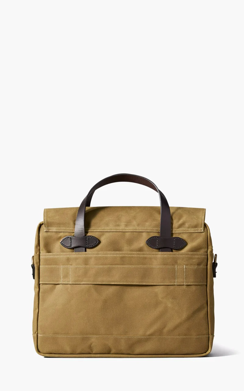 Filson 24-Hour Tin Briefcase Dark Tan - Image 2