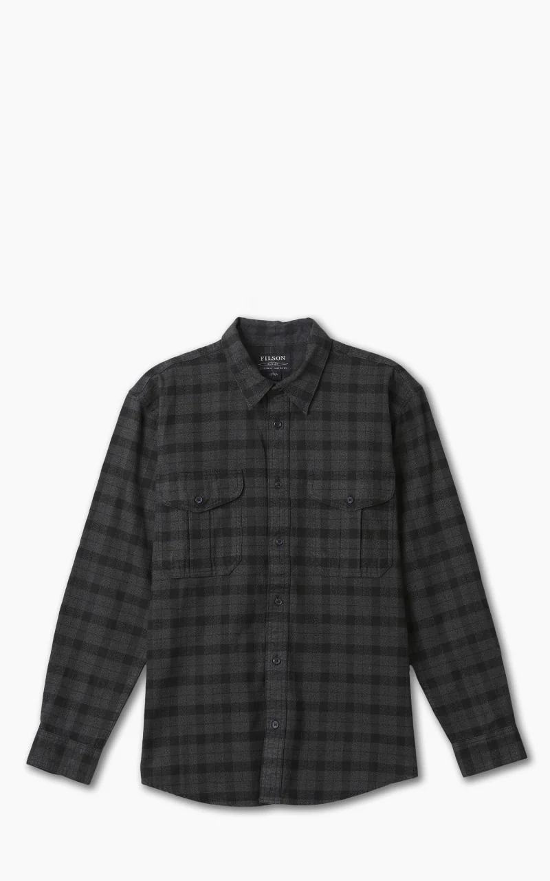 Filson Alaskan Guide Shirt Heather Grey/Black Plaid