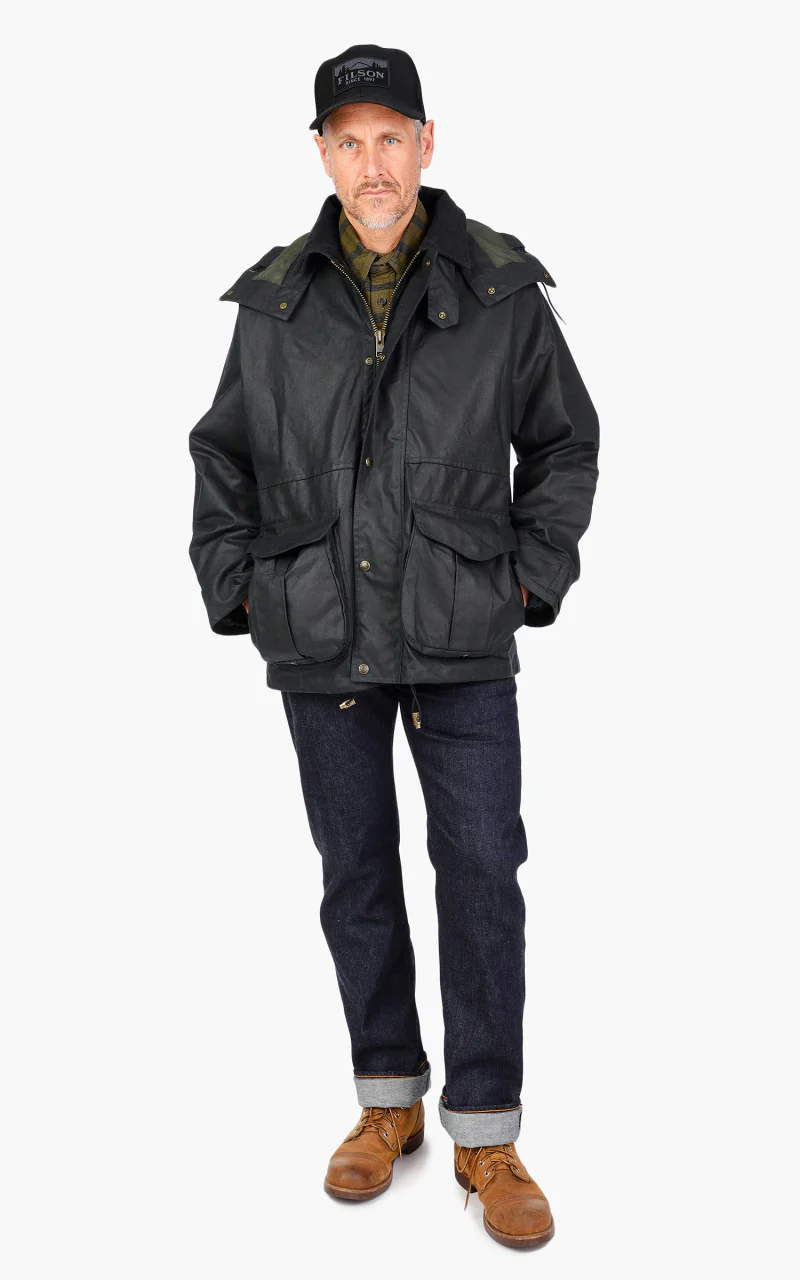Filson Foul Weather Jacket Harbour Blue - Image 2