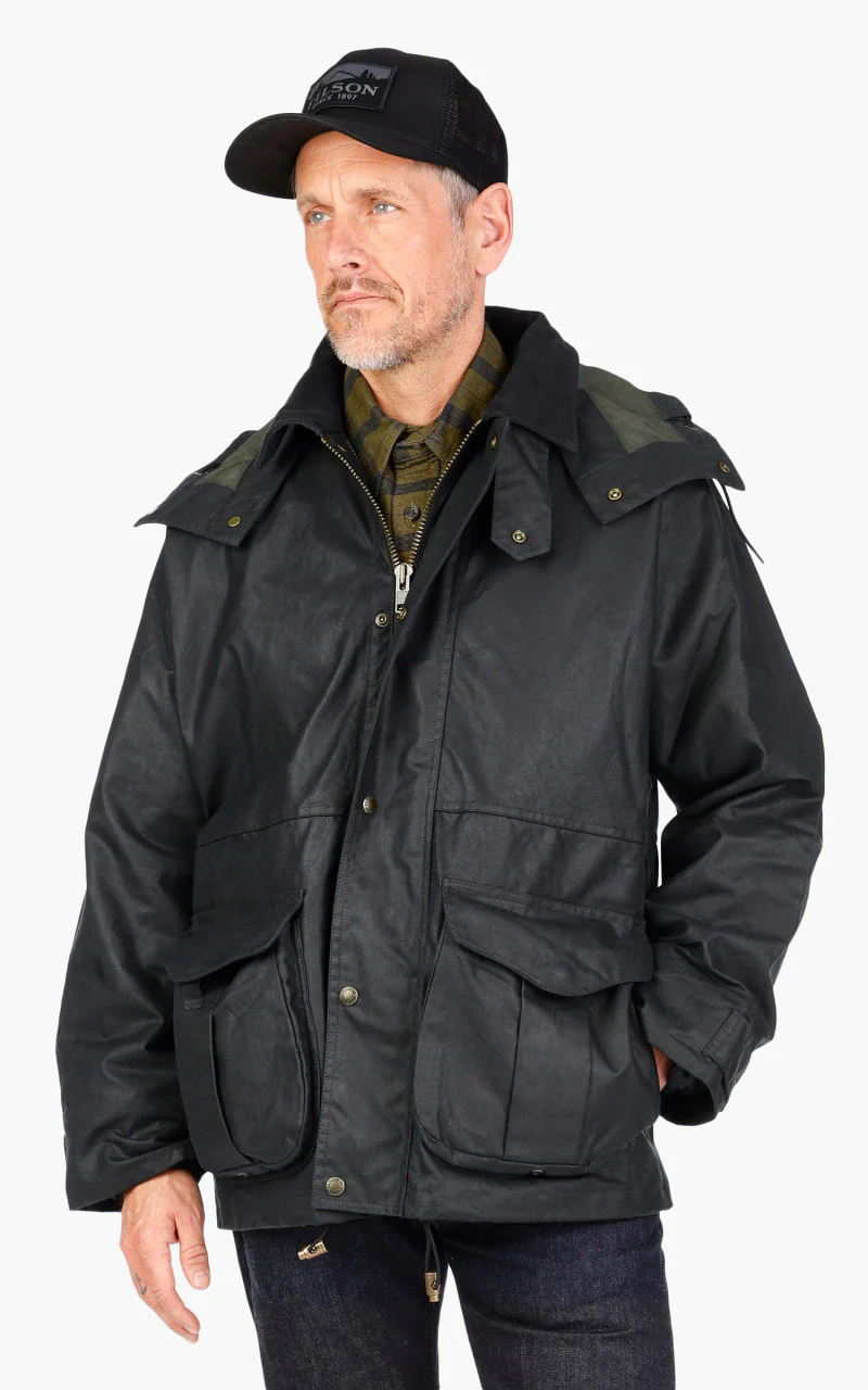 Filson Foul Weather Jacket Harbour Blue - Image 4