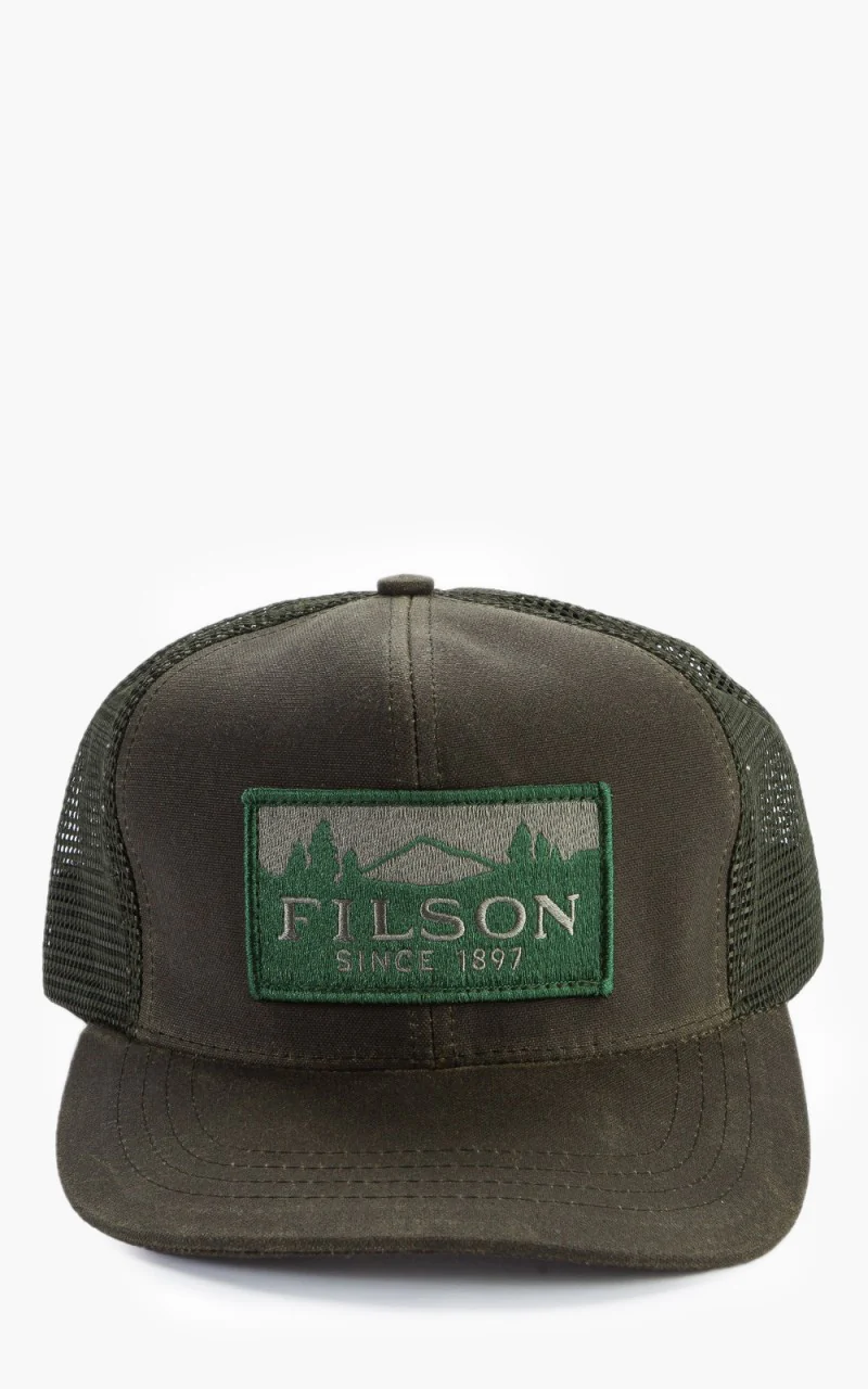 Filson Logger Mesh Cap Otter Green - Image 2