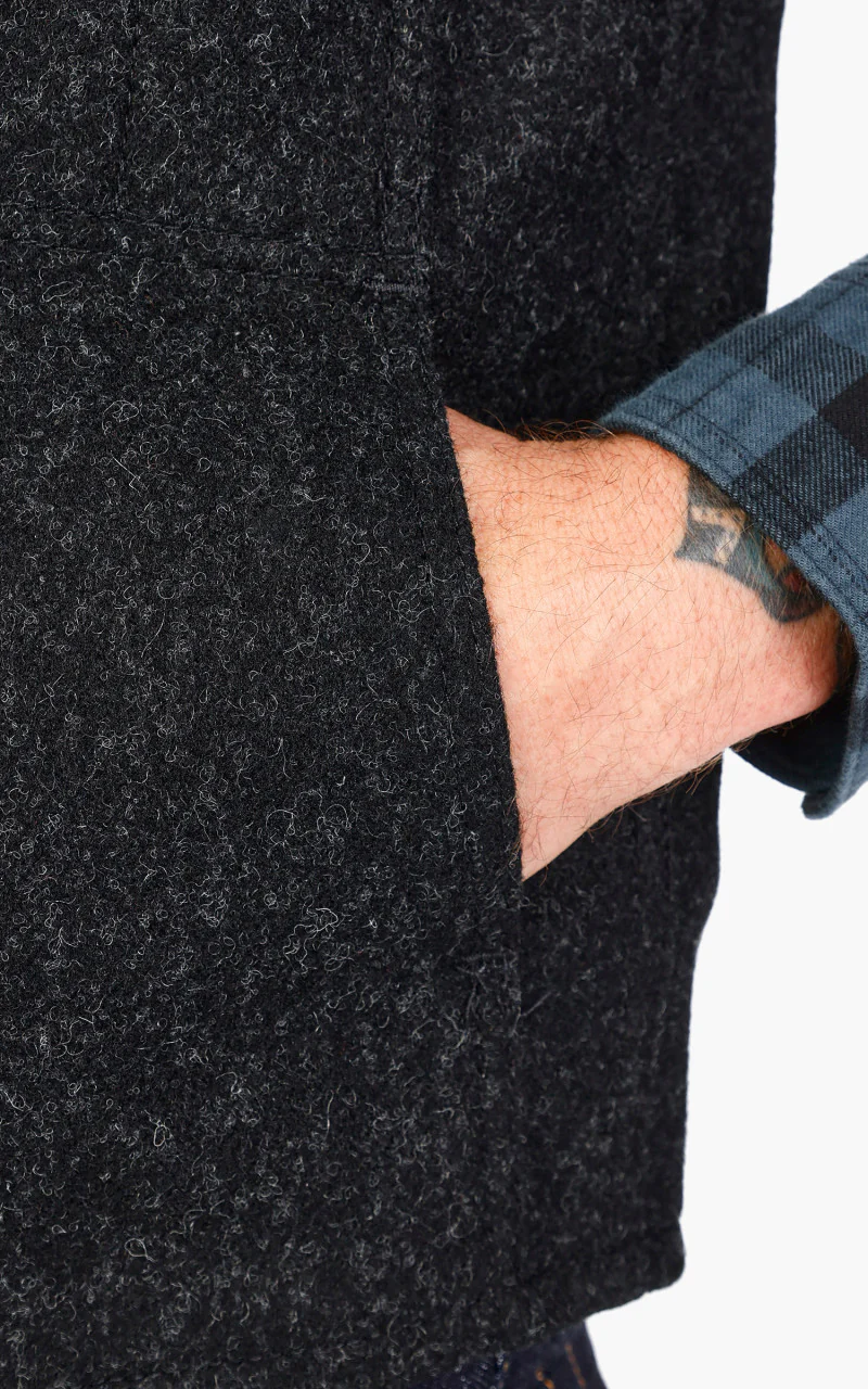 Filson Mackinaw Wool Vest Charcoal - Image 4