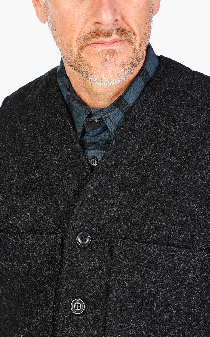 Filson Mackinaw Wool Vest Charcoal - Image 5