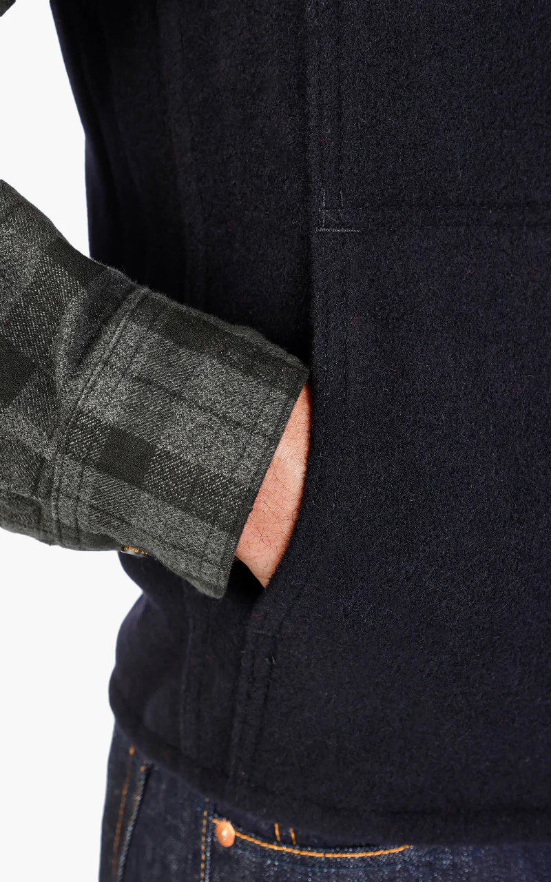 Filson Mackinaw Wool Vest Dark Navy - Image 5