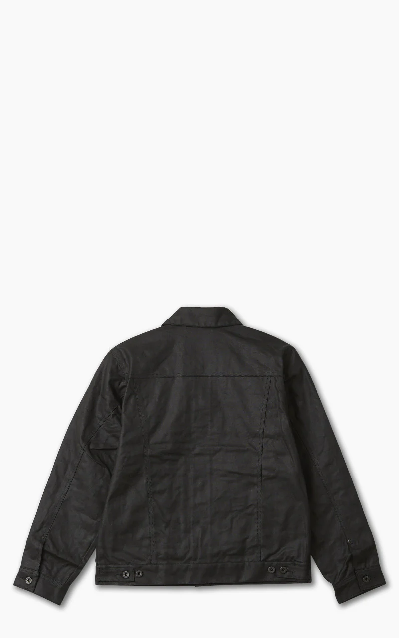Filson Short Tin Cloth Lined Cruiser Jacket Black - Image 2