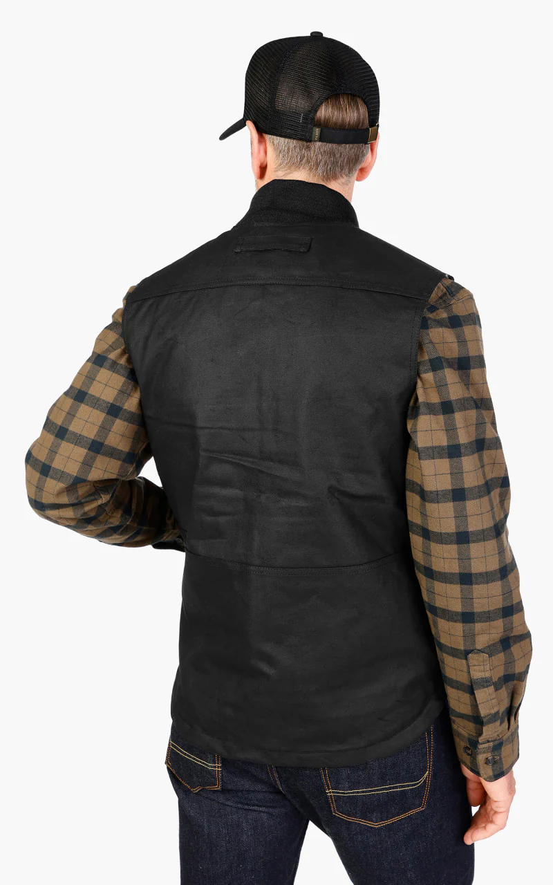 Filson Tin Cloth Insulated Work Vest Black - Image 6