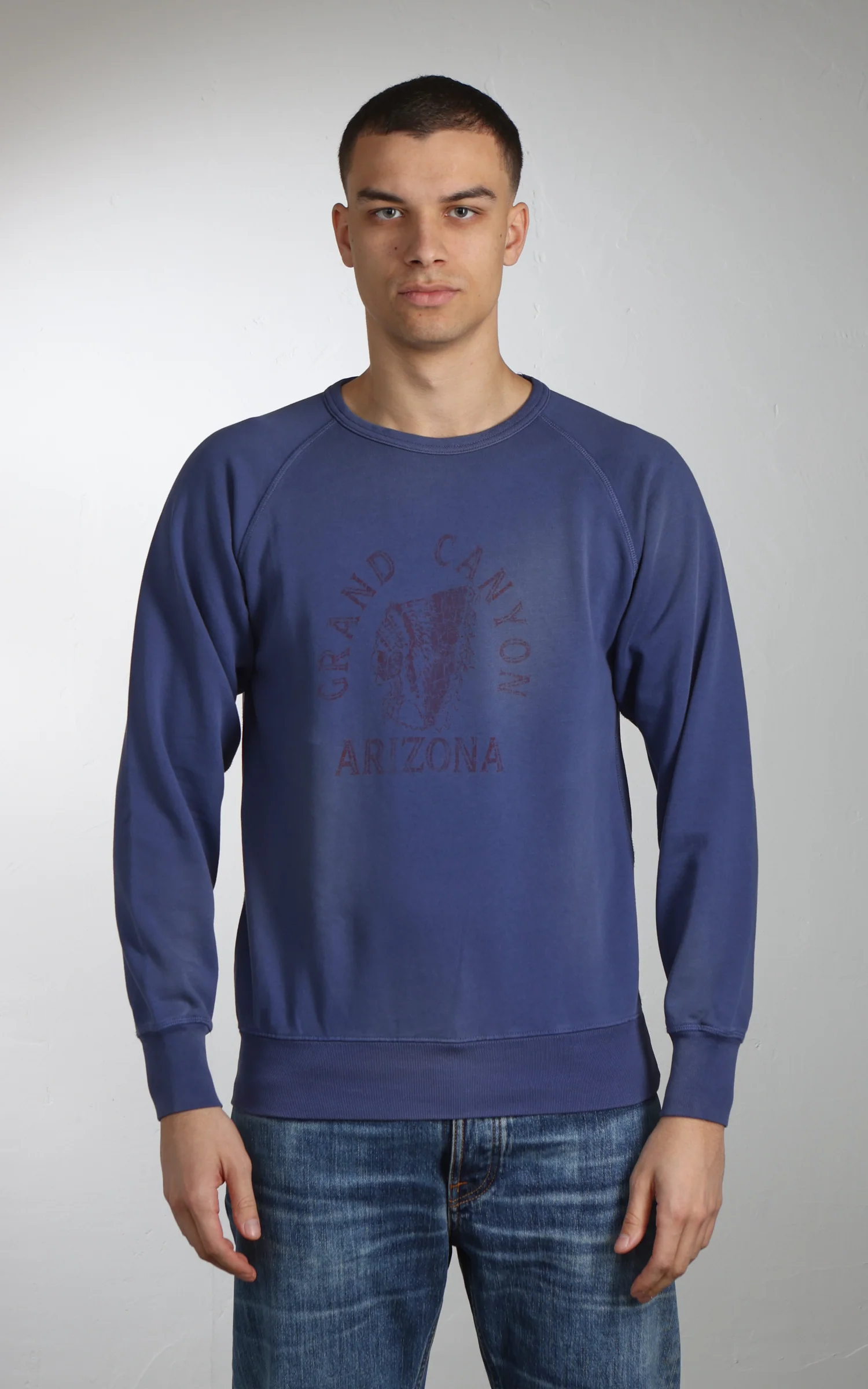 Flea-T Sweatshirt Grand Canyon Pigment Dyed Royal - Image 2
