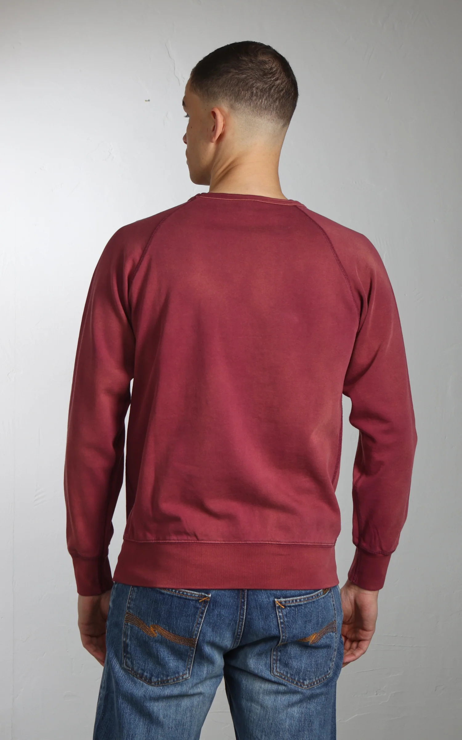 Flea-T Sweatshirt UCLA Pigment Dyed Red - Image 6