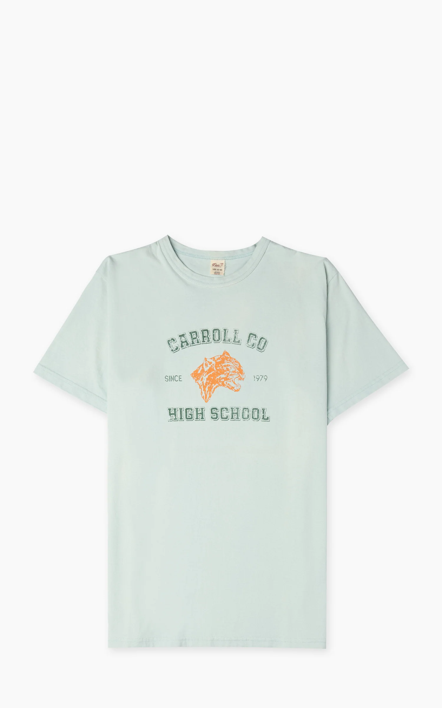 Flea-T T-Shirt Carroll Co. Pigment Dyed Grey
