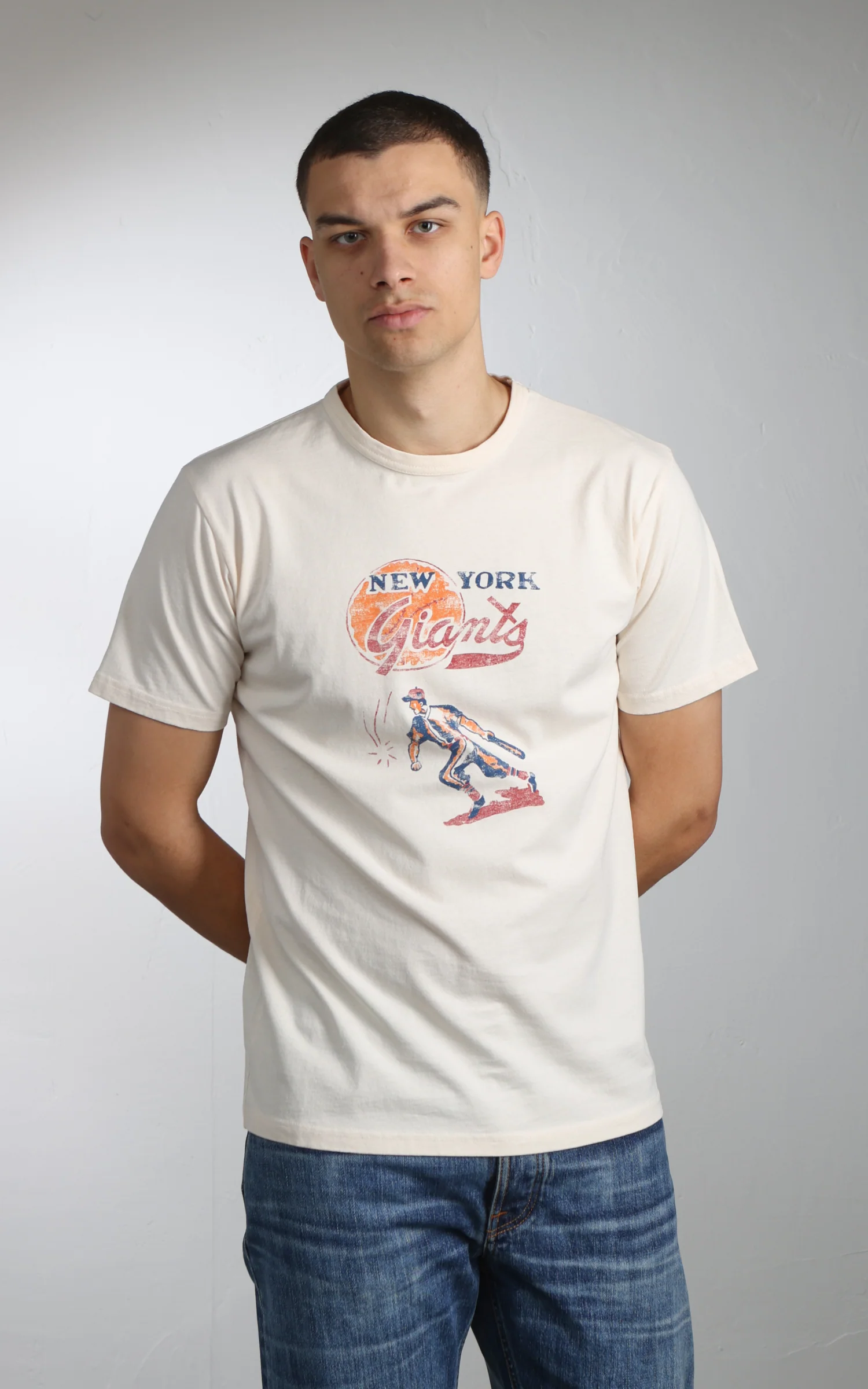 Flea-T T-Shirt Giants Pigment Dyed Offwhite - Image 5
