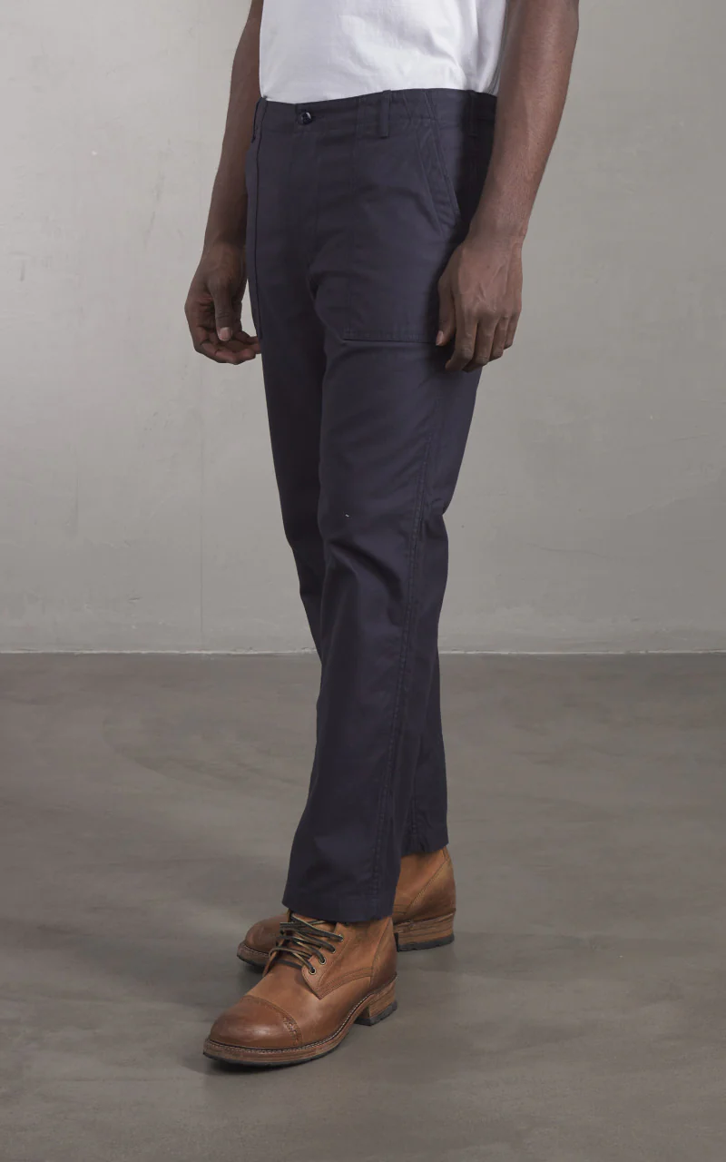 FOB Factory F0431 Baker Pants Navy - Image 4