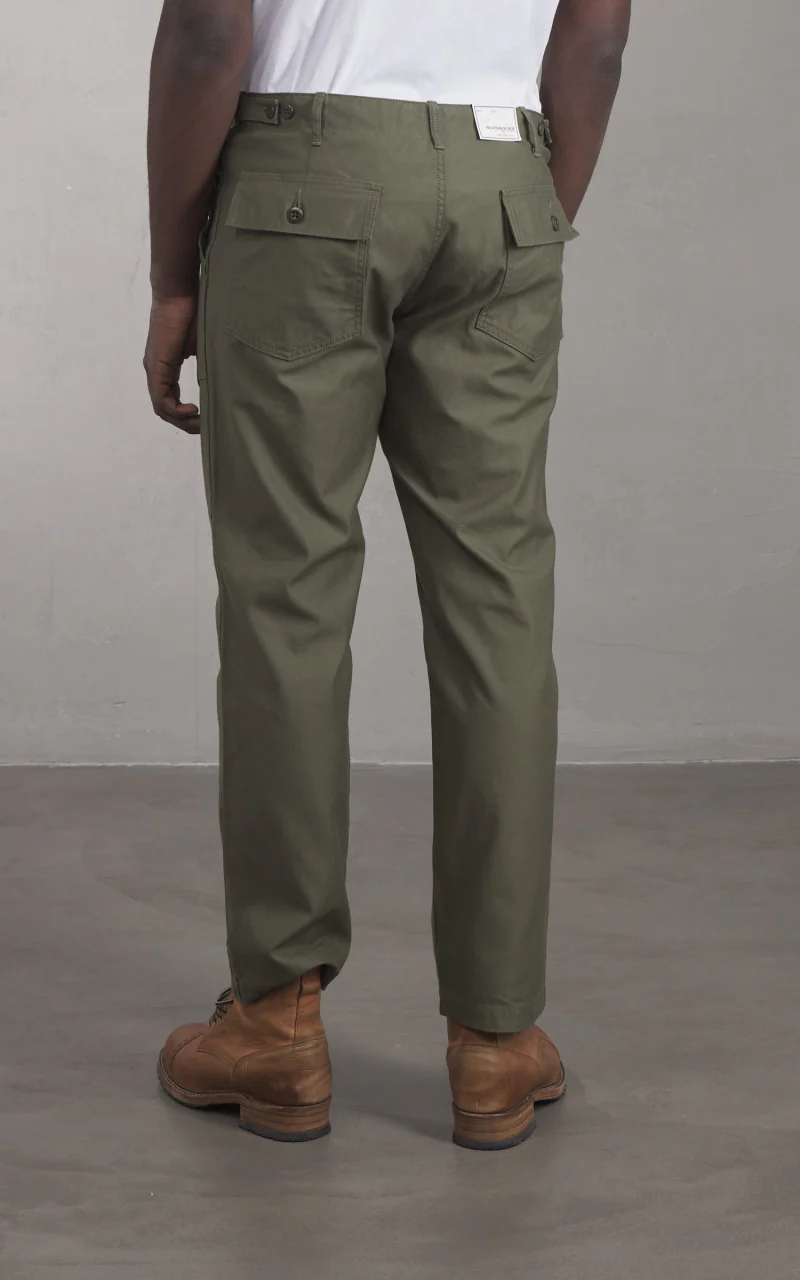 FOB Factory F0431 Baker Pants Olive - Image 6