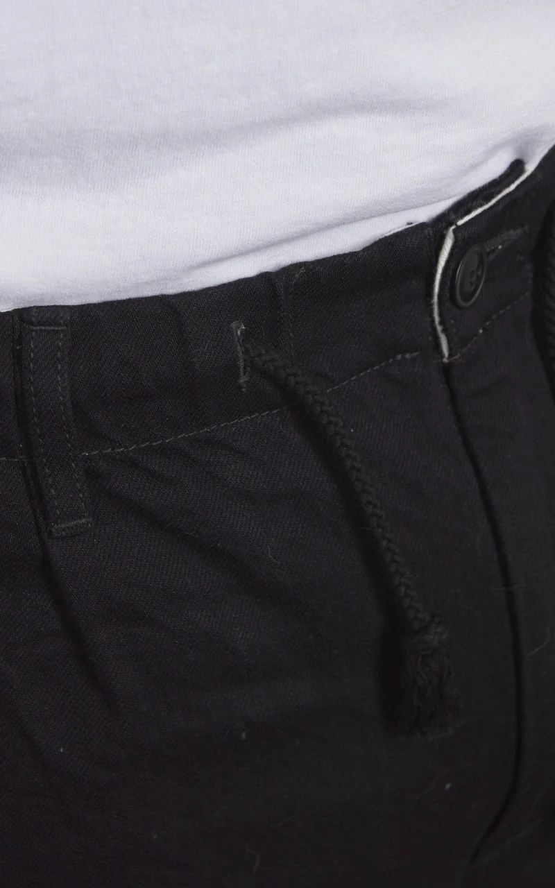 FOB Factory F0508 Three Eight Loom Denim Track Pants Black - Image 5