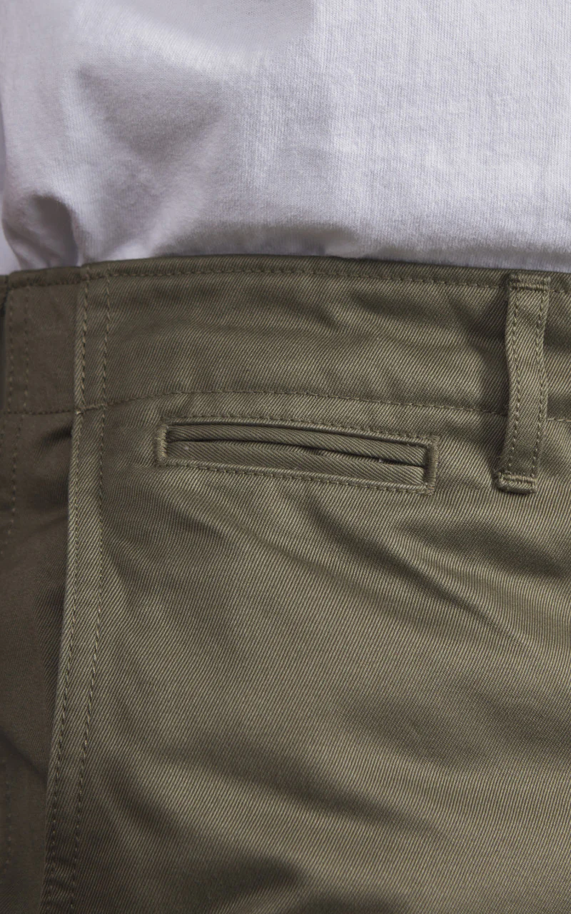 FOB Factory F0514 Narrow U.S. Trousers Olive - Image 5