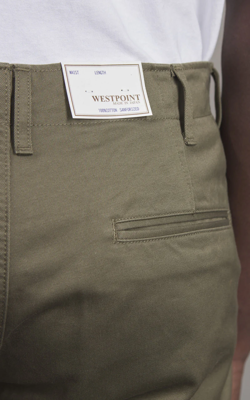 FOB Factory F0514 Narrow U.S. Trousers Olive - Image 7