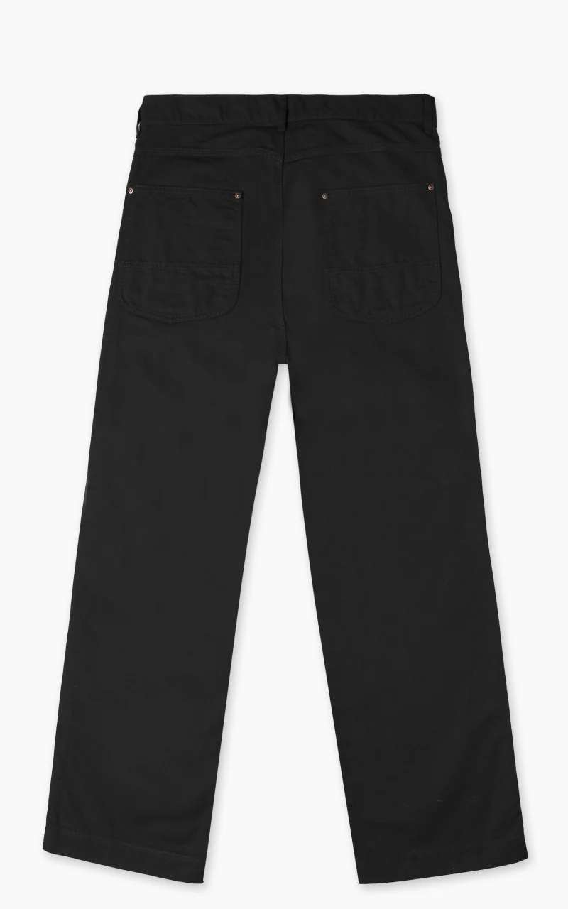 FOB Factory F0530 Cotton Duck Work Pants Black - Image 3