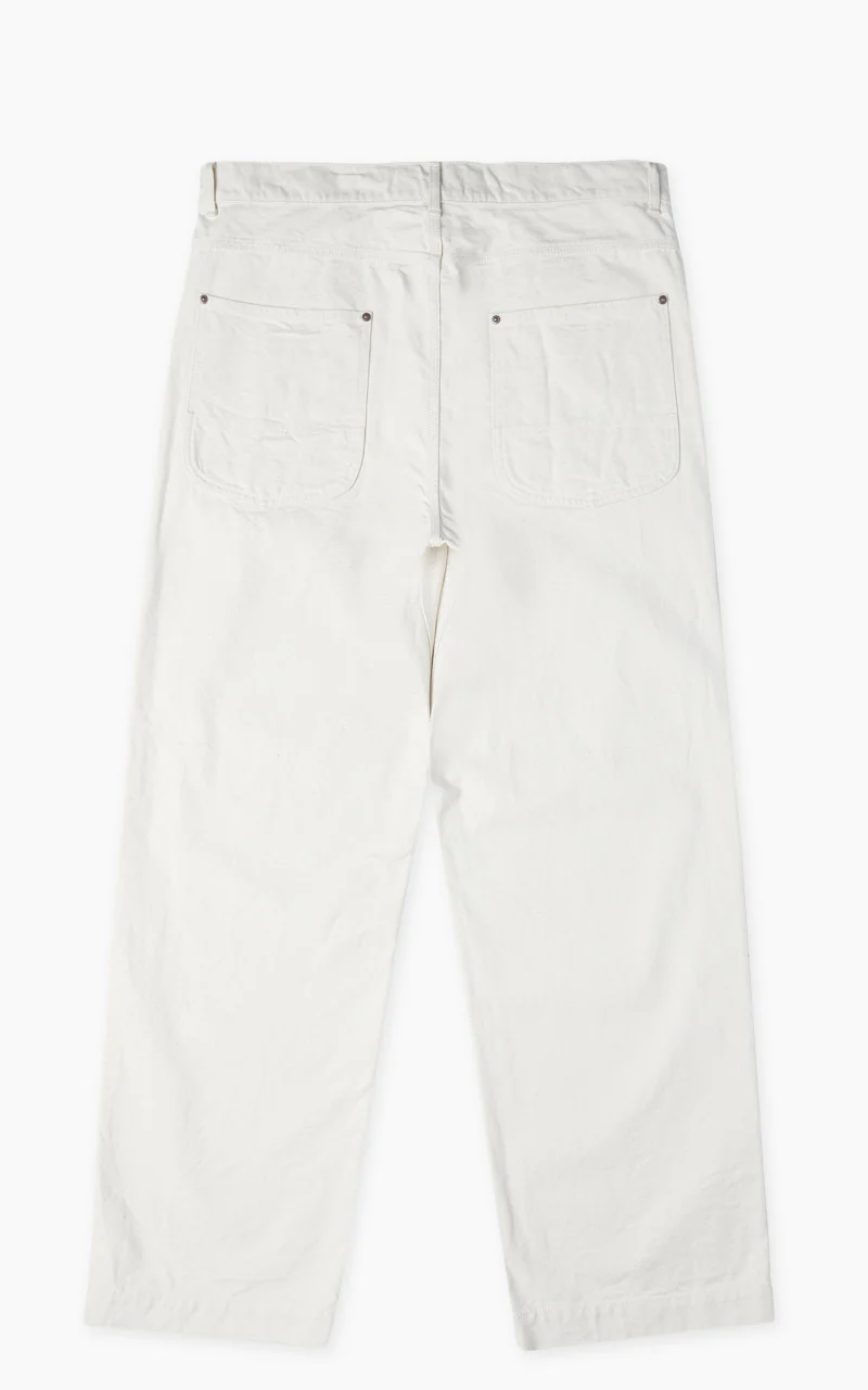FOB Factory F0530 Cotton Duck Work Pants Ecru - Image 3