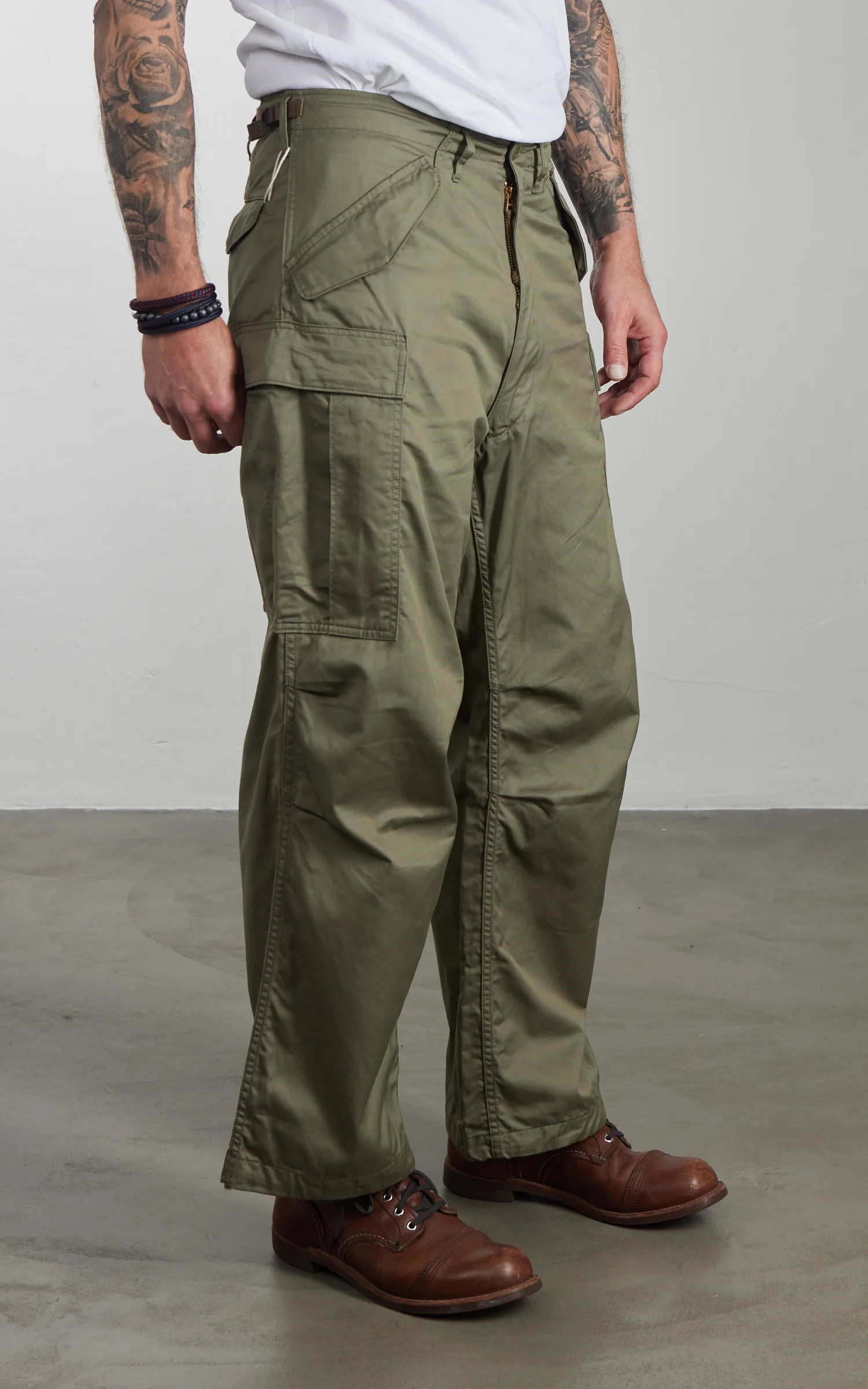 FOB Factory F0534 M-65 Field Cargo Pants Olive - Image 4