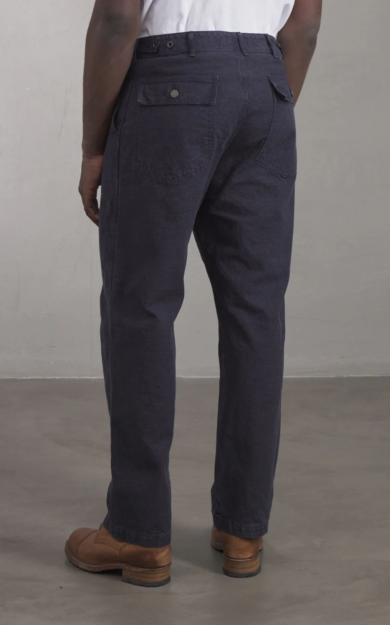 FOB Factory F0536 C/H Fatigue Pants Navy - Image 6