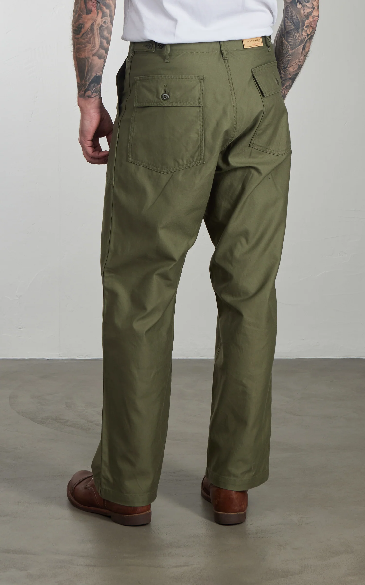 FOB Factory F0540 Baker Pants Type 2 Olive - Image 4