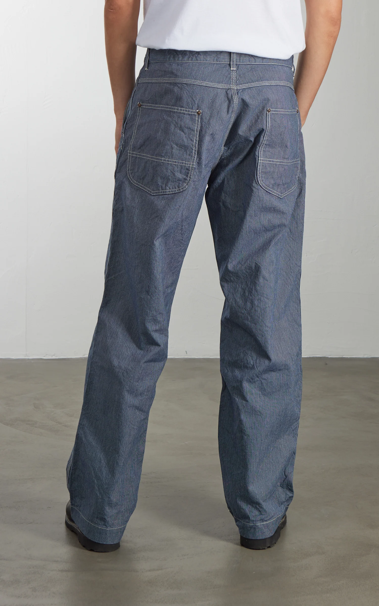 FOB Factory F0548 Hickory Work Pants Navy - Image 5