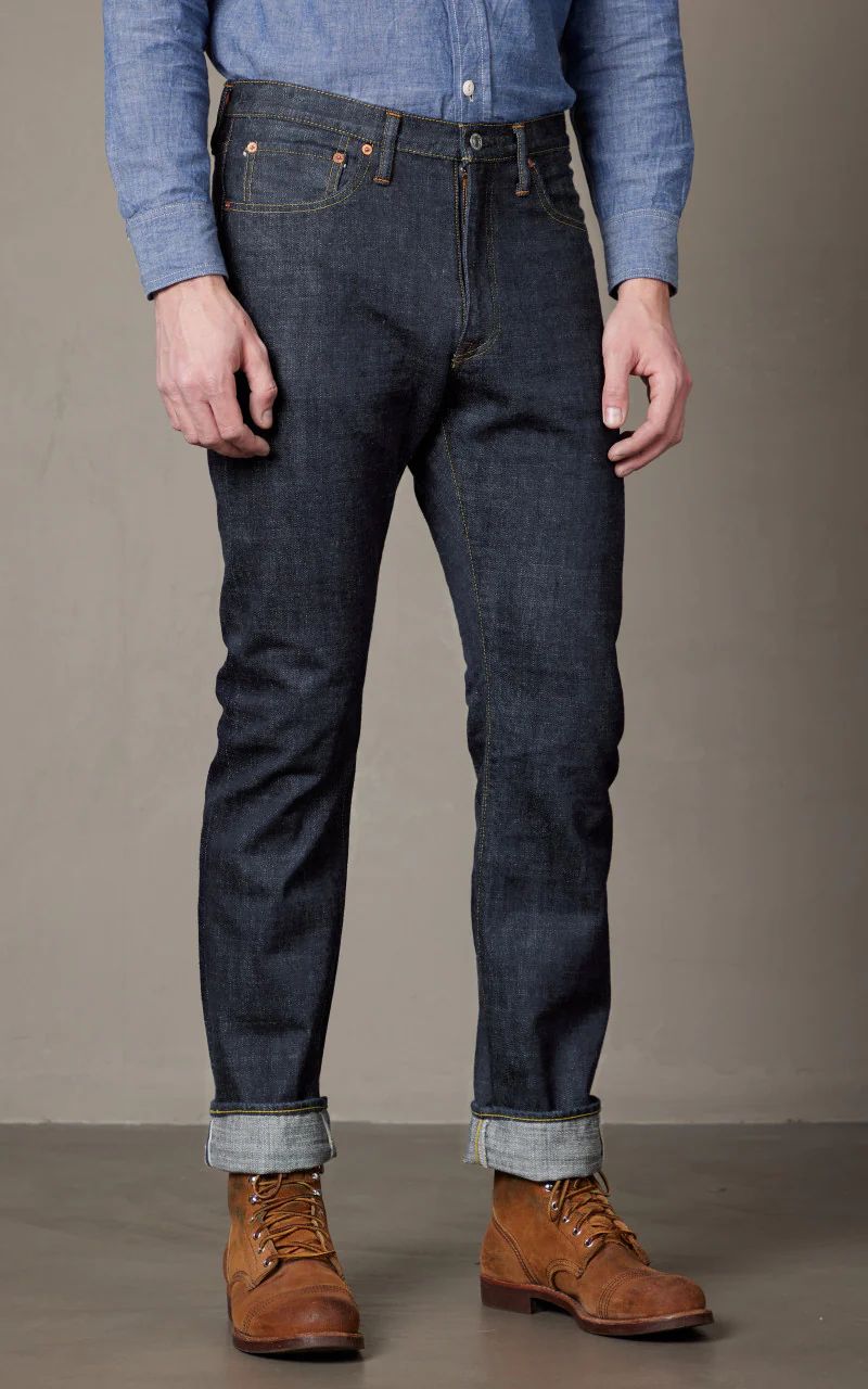 FOB Factory F147 G3 Selvedge Denim 5P Rinsed Indigo - Image 3