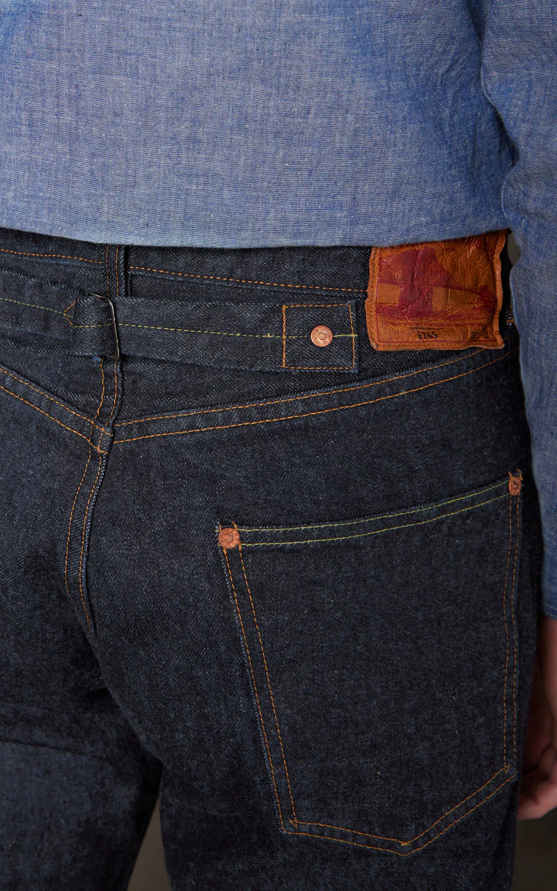 FOB Factory F165 Selvedge Garage Denim 5P Rinsed Indigo - Image 7