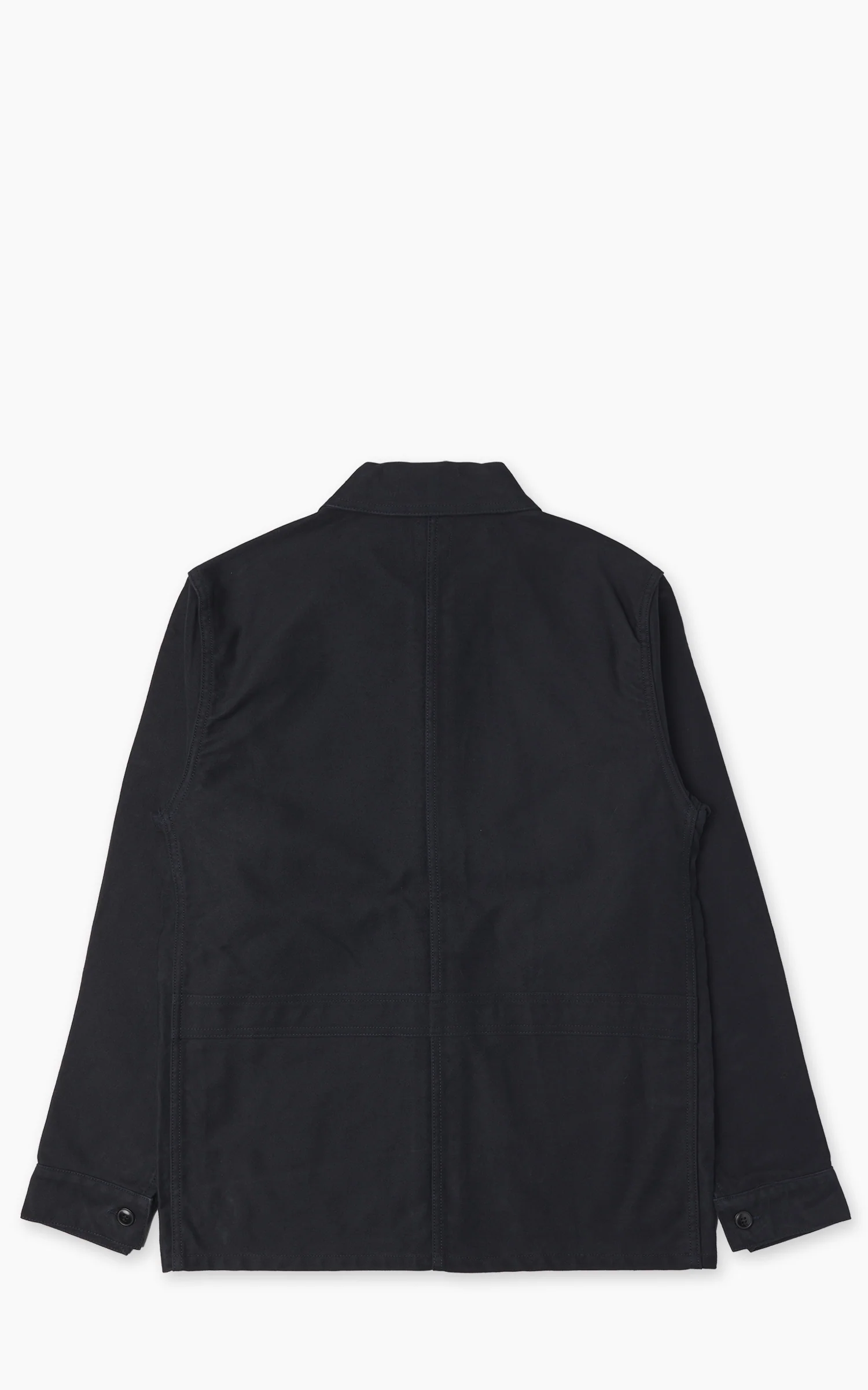 FOB Factory F2373 Moleskin French Work Jacket Navy - Image 3