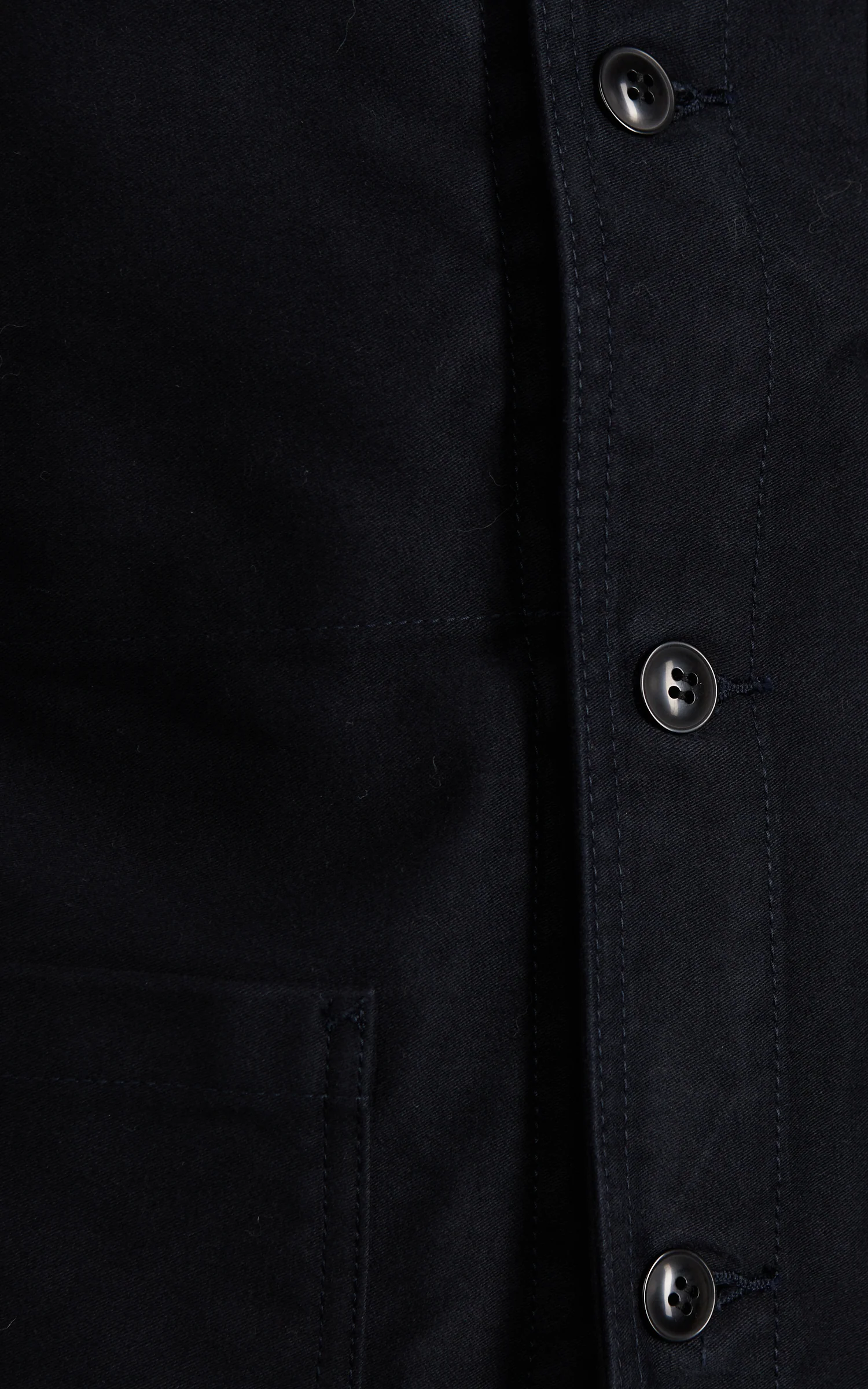 FOB Factory F2373 Moleskin French Work Jacket Navy - Image 5