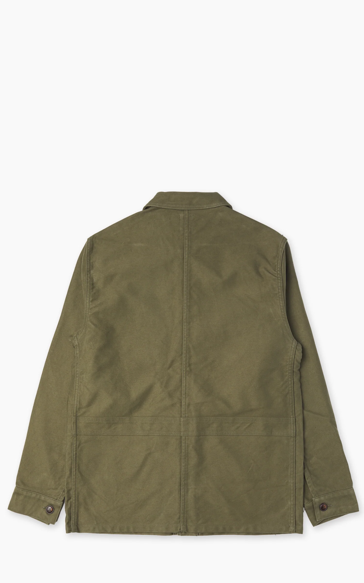 FOB Factory F2373 Moleskin French Work Jacket Olive - Image 3