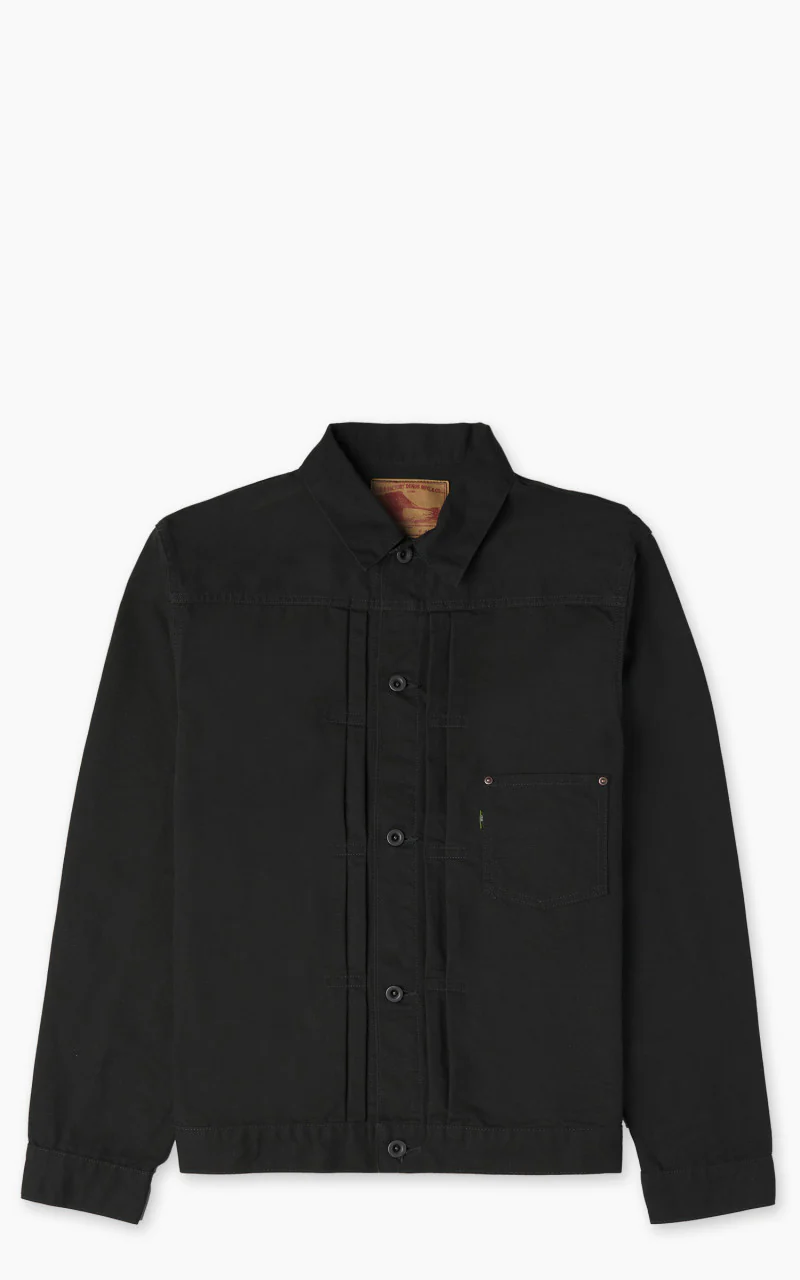 FOB Factory F2445 Cotton Duck Jacket Black