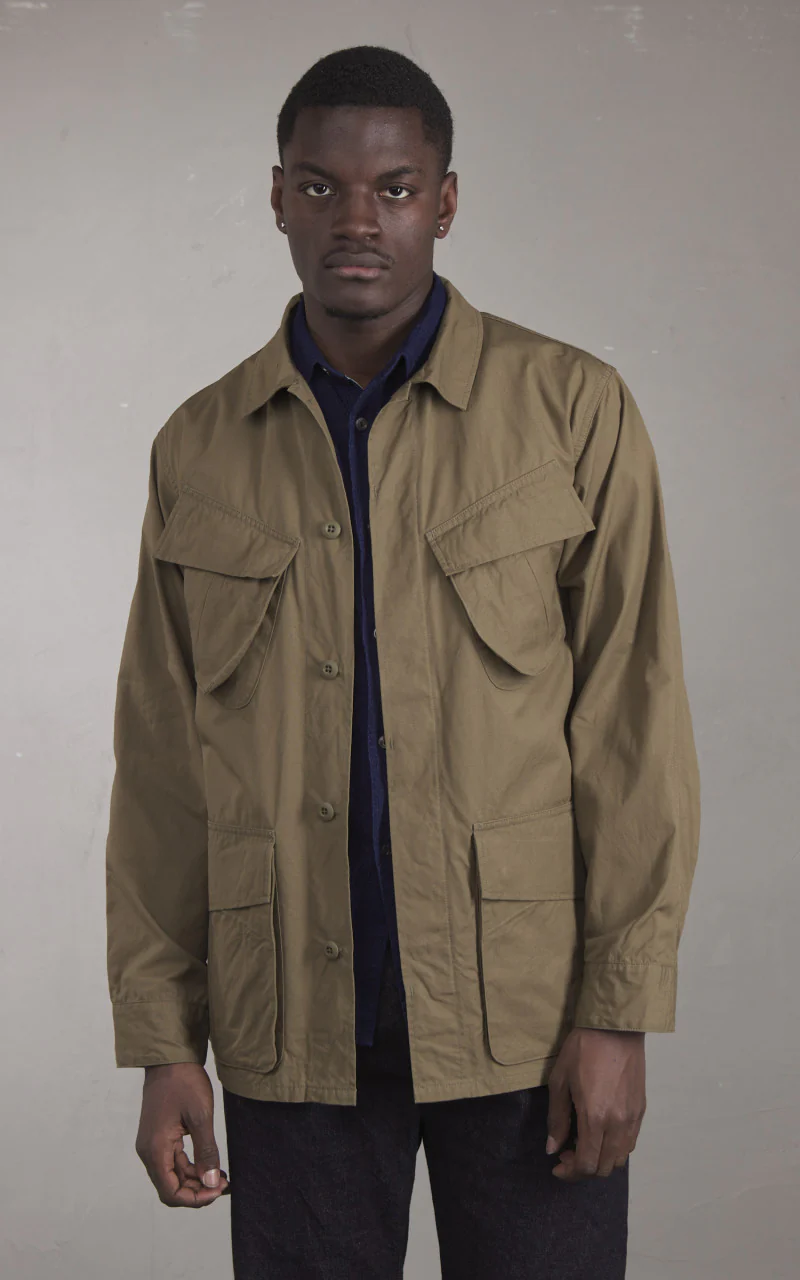 FOB Factory F2452 Jungle Fatigue Jacket Olive - Image 2