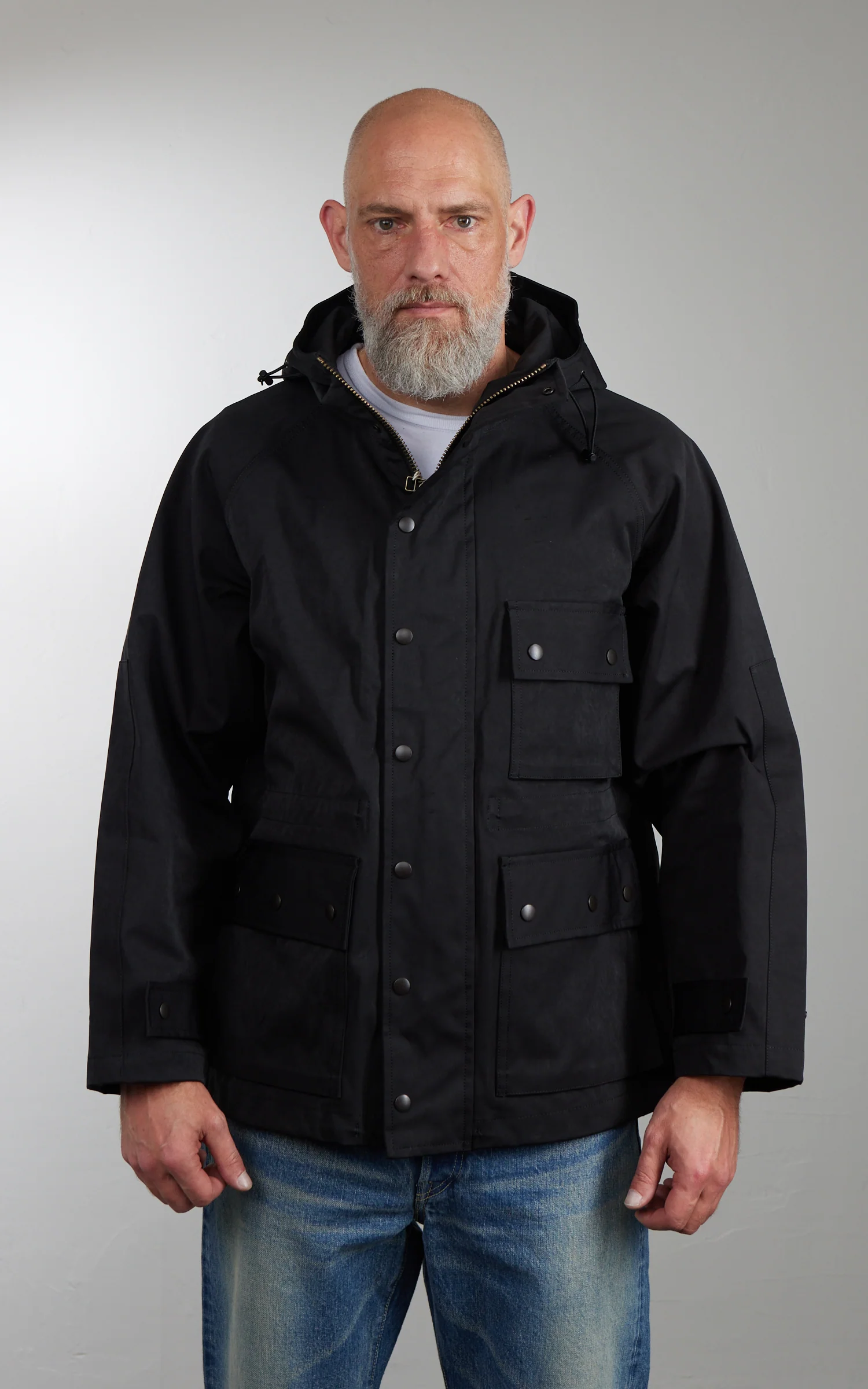 FOB Factory F2453 Trail Mountain Parka Black - Image 4
