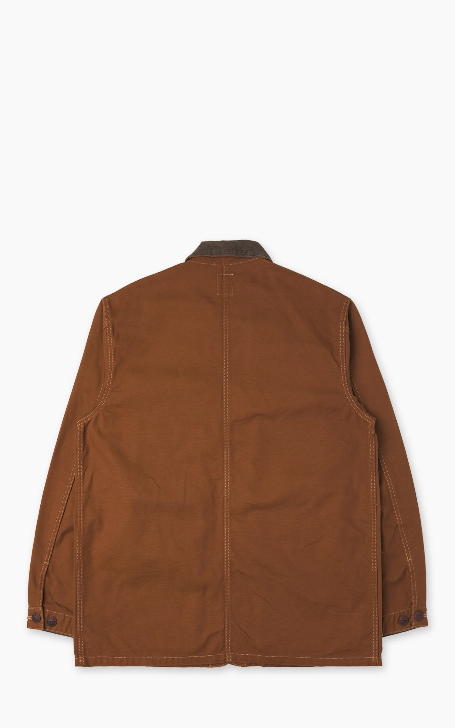 FOB Factory F2458 Cotton Duck Hunting Jacket Brown - Image 3