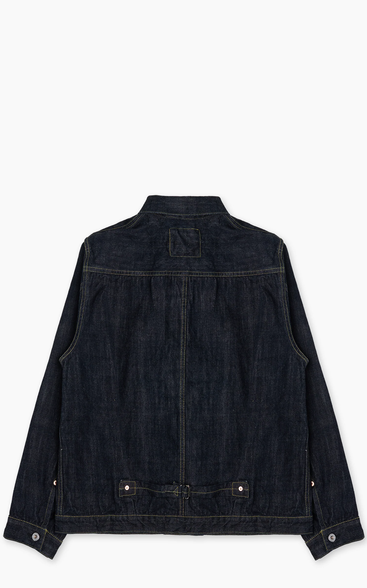 FOB Factory F2460 WWII Type 1 Selvedge Denim Jacket Rinsed Indigo - Image 3
