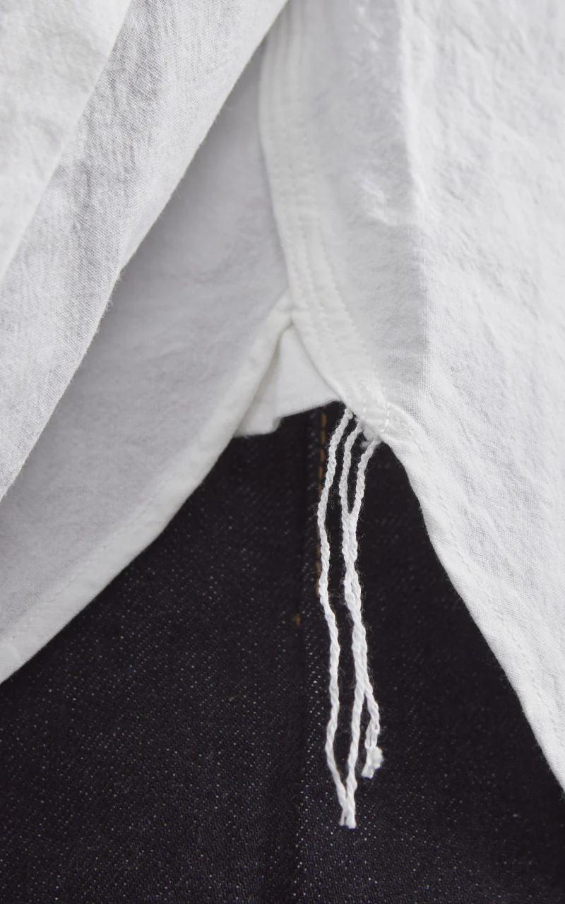 FOB Factory F3496 Oxford Work Shirt White - Image 6