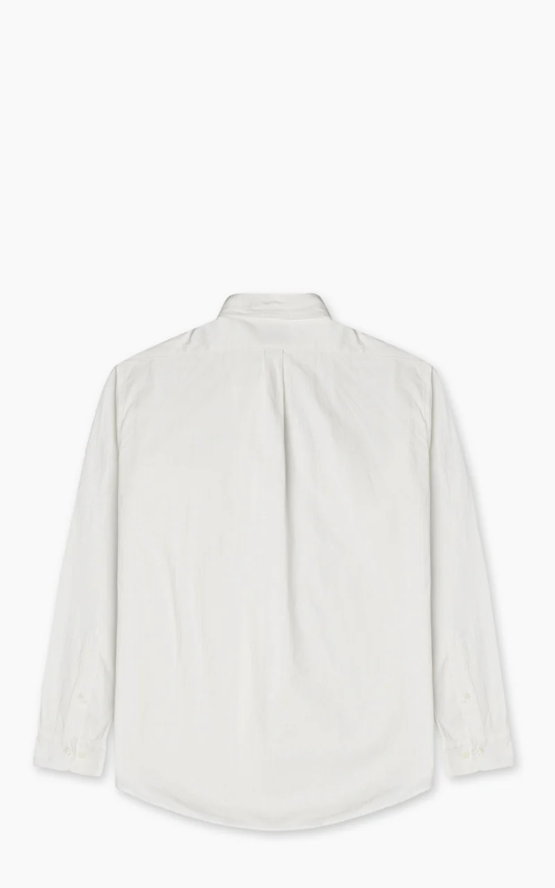 FOB Factory F3502 Royal Oxford Button Down Shirt White - Image 3