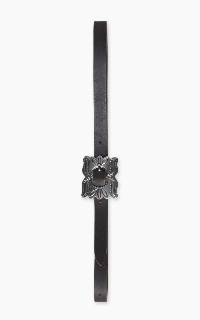 Fortela Butterfly Leather Belt Brown - Image 3