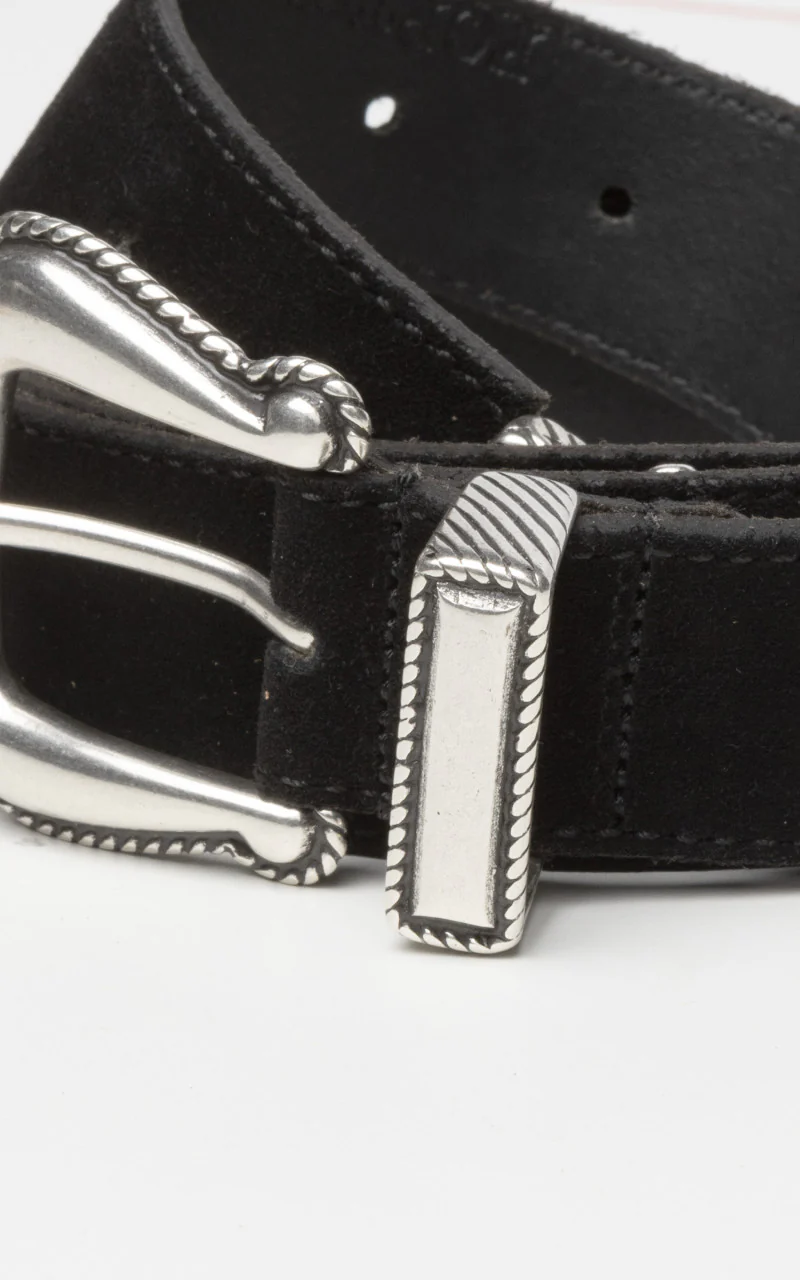 Fortela Candis Suede Belt Black - Image 4