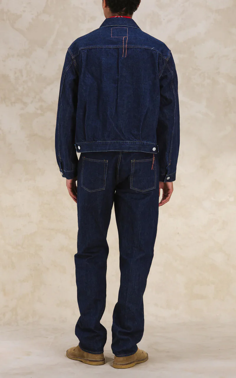 Fortela Cisco Type 2 Denim Selvedge Jacket Blue - Image 12