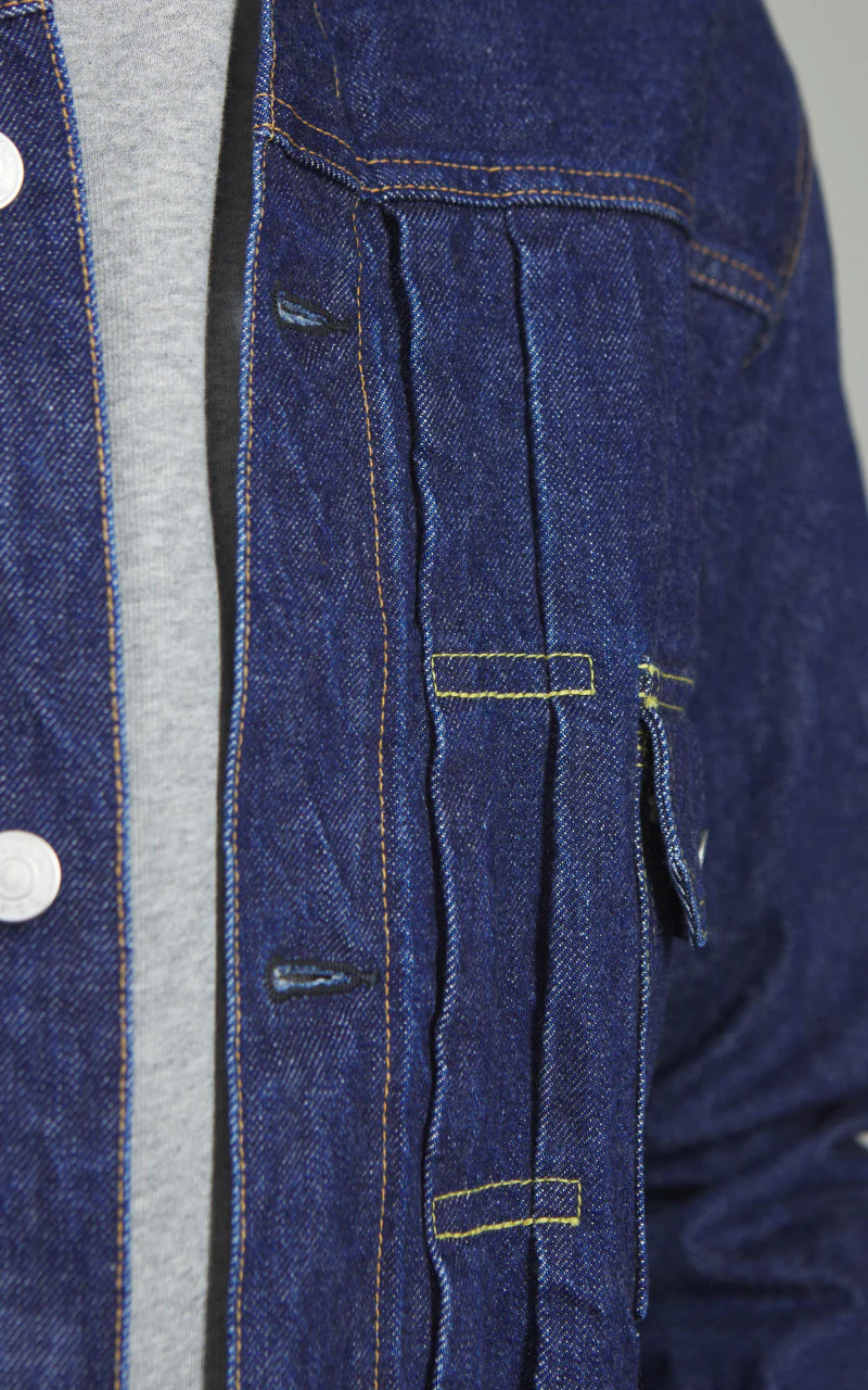 Fortela Cisco Type 2 Denim Selvedge Jacket Blue - Image 6