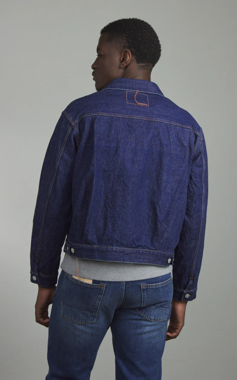 Fortela Cisco Type 2 Denim Selvedge Jacket Blue - Image 7