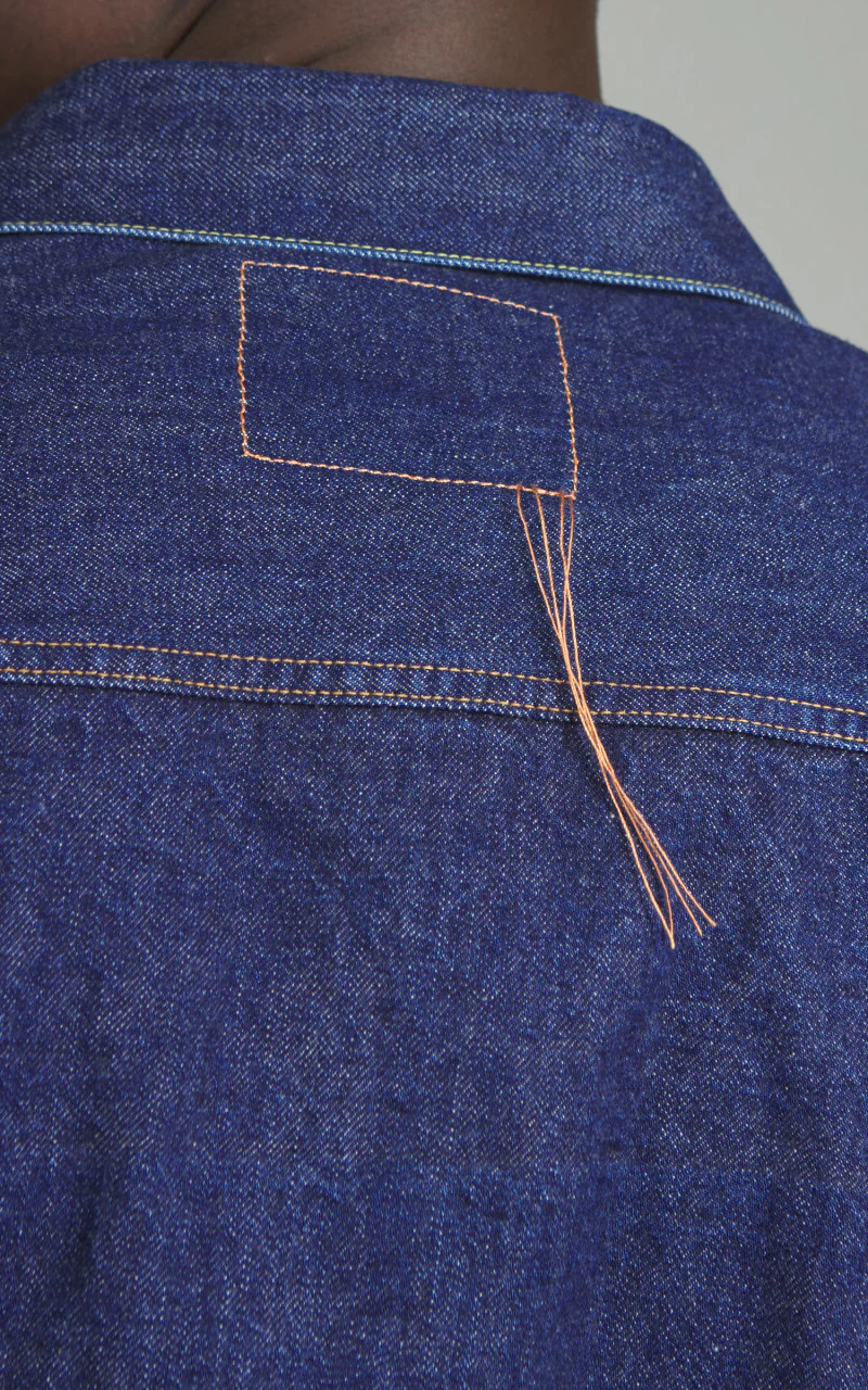 Fortela Cisco Type 2 Denim Selvedge Jacket Blue - Image 8