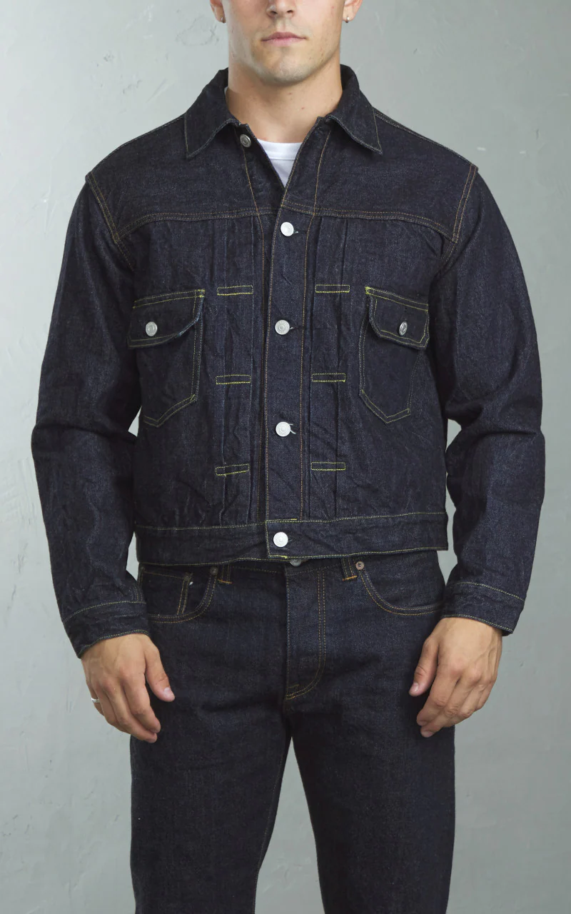 Fortela Cisco Type 2 Denim Selvedge Jacket Indigo - Image 10