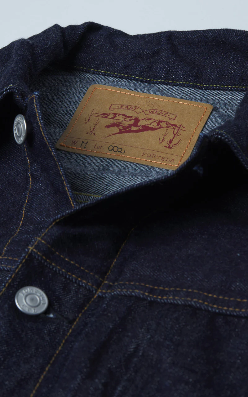 Fortela Cisco Type 2 Denim Selvedge Jacket Indigo - Image 3