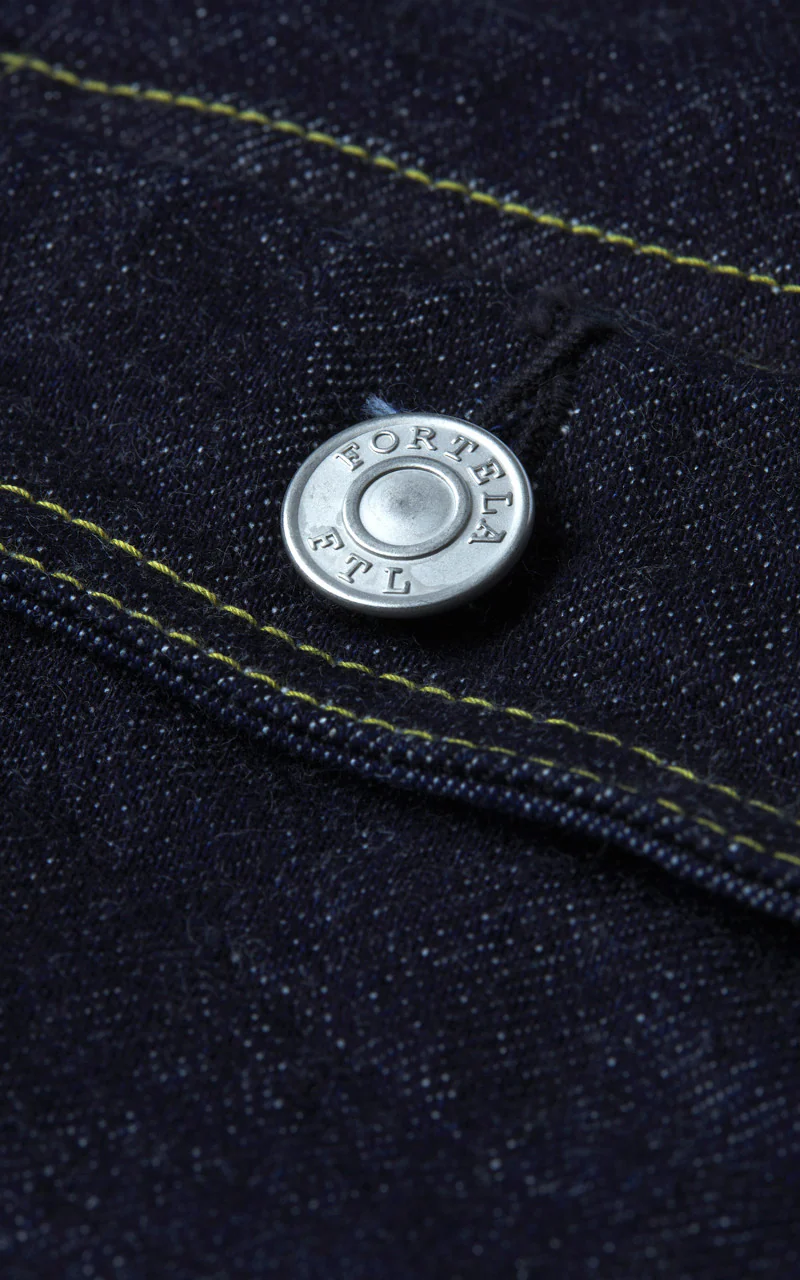 Fortela Cisco Type 2 Denim Selvedge Jacket Indigo - Image 4