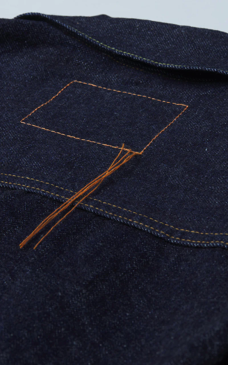 Fortela Cisco Type 2 Denim Selvedge Jacket Indigo - Image 6