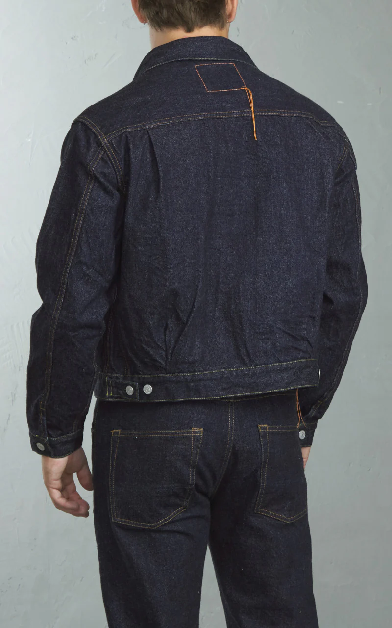 Fortela Cisco Type 2 Denim Selvedge Jacket Indigo - Image 7